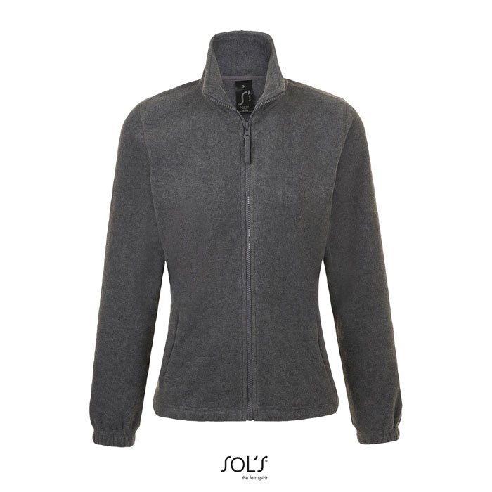 Veste polaire promotionnelle femme NORTH Gris chiné